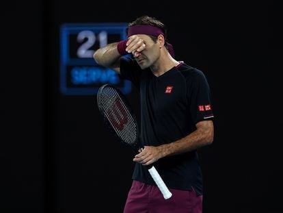Federer, en la última edición del Open de Australia. / CLIVE BRUNSKILL(GETTY)