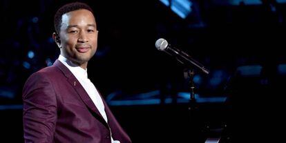 John Legend en uno de sus conciertos.