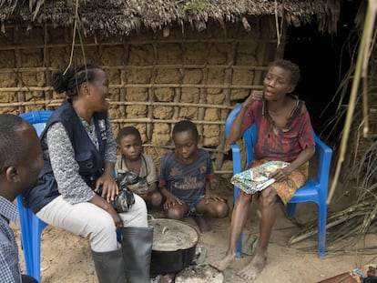 Julienne Anoko, la antropóloga española de la OMS que se enfrenta al ébola en el Congo.