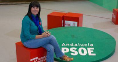 La presidenta del PSOE andaluz, Micaela Navarro.