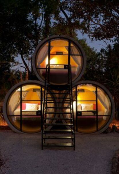 El tubohotel de Morelos, México.