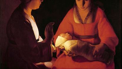 'El recién nacido', de Georges de La Tour, en el Museo de Bellas Artes de Rennes.