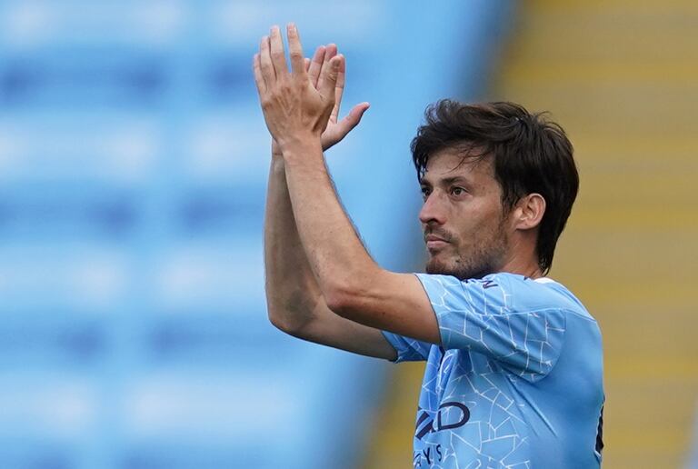 David Silva, en un partido de la pasada Premier.