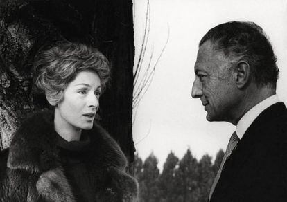 Marella y Gianni Agnelli en Turín, en el año 1968.