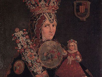 Sor Juana de la Cruz, en un retrato anónimo del siglo XVIII.