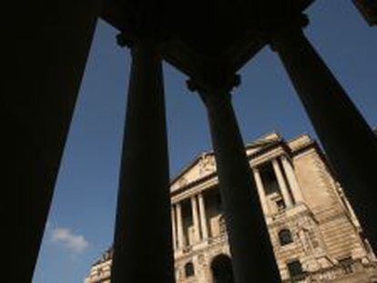 Fachada del Banco de Inglaterra en Londres.