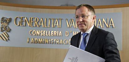 El exconsejero de Hacienda y nuevo delegado del Gobierno en la Comunidad Valenciana, Juan Carlos Moragues.
