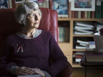 María José Gandasegui, en su casa en Villanueva de La Cañada.