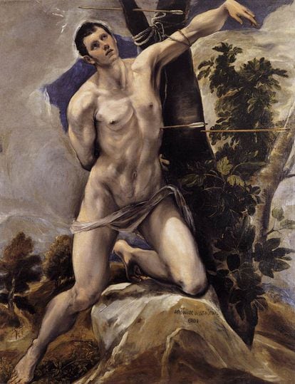 'El martirio de San Sebastián', de El Greco, realizado entre 1577 y 1578.