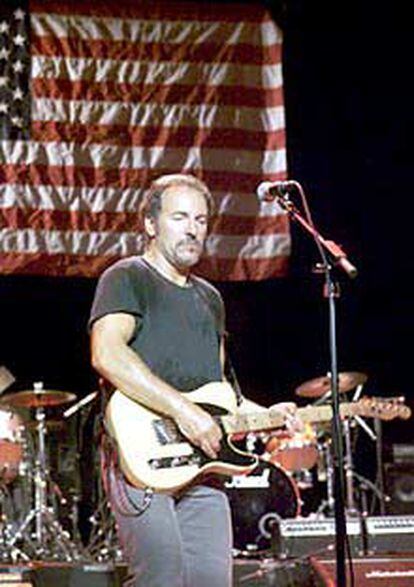 Bruce Springsteen, en un concierto benéfico de octubre pasado.