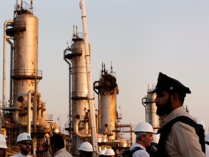Planta petrolífera de Aramco, en Arabia Saudí