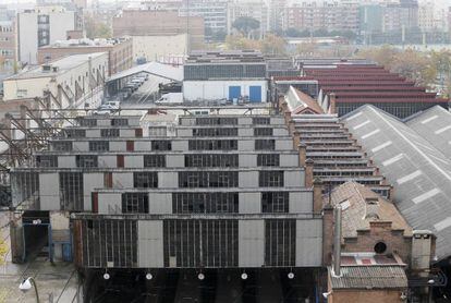 Cocheras de Metro de Madrid en Cuatro Caminos.