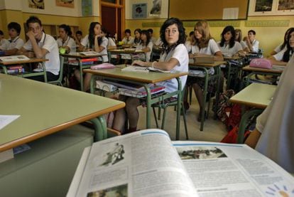 Clase de Educación para la Ciudadanía en un colegio de Jaén, en 2007.
