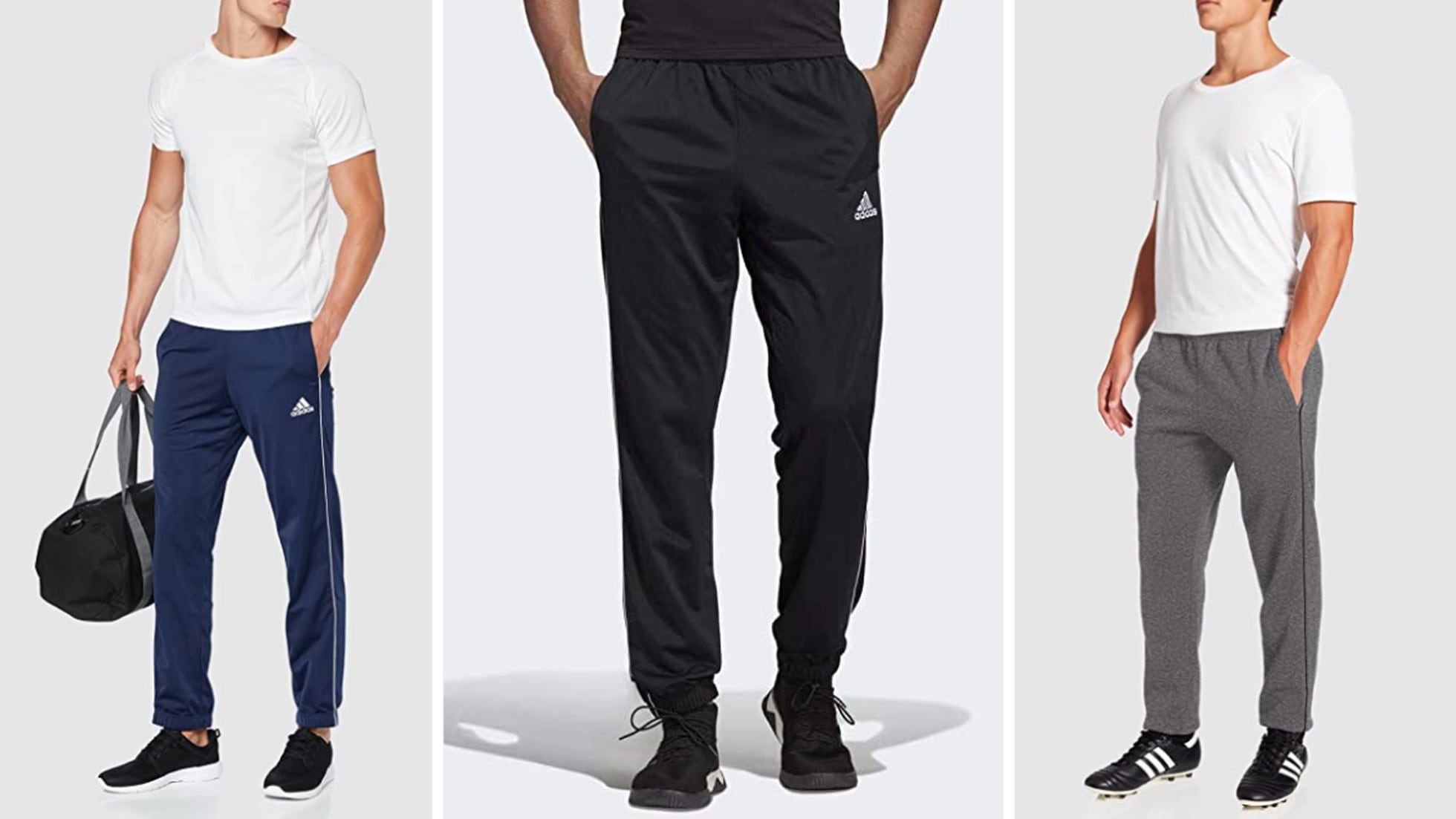 Pantalones Largos Para Hombre De Chándal Casual Moda De Algodón Gimnasio  Deporte