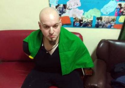 Luca Traini, este sábado tras su detención.