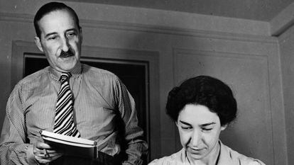 El escritor Stefan Zweig y su mujer, Lotte Altmann.