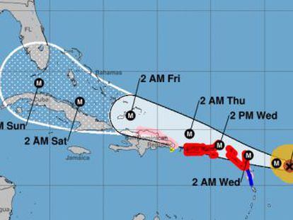 El huracán más potente del océano Atlántico mantiene en alerta roja toda la región
