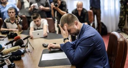 Borodái, primer ministro de la República Popular de Donetsk.