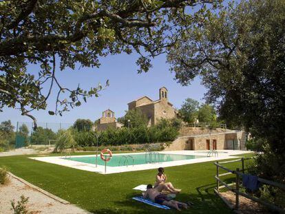 La piscina municipal de Tiurana, el pueblo más endeudado de Lleida.