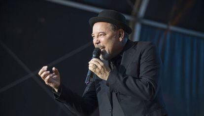 Rubén Blades, en un concierto en el Poble Espanyol en 2017.