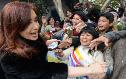 Fernández, el pasado 9 de julio en San Miguel de Tucumán (Argentina).