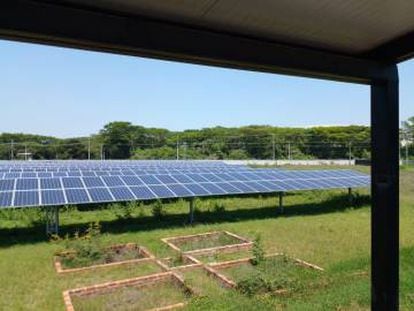 Planta fotovoltaica de Airtificial en El Salvador.