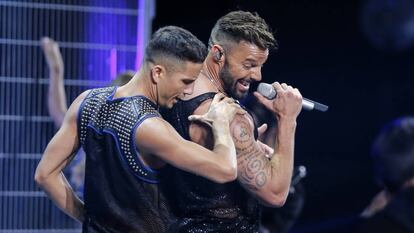 Ricky Martin durante la 61 edición de Viña del Mar.