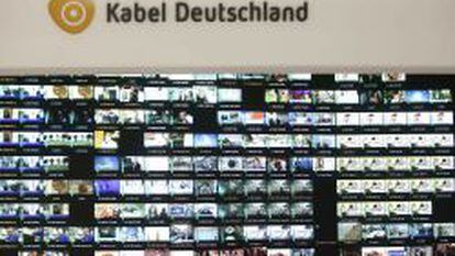 Logotipo de Kabel Deutschland en las instalaciones de la compa&ntilde;&iacute;a. 