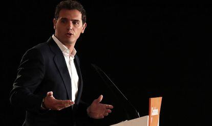 Albert Rivera, en el consejo general de Ciudadanos del pasado 29 de julio.