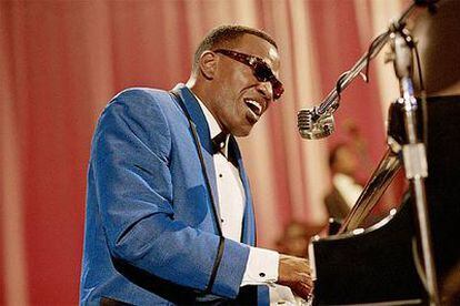 Jamie Foxx, en <i>Ray.</i>