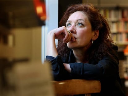 Cristina Fallarás, en una librería madrileña.
