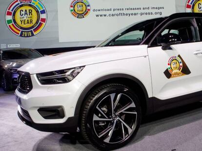 El modelo SUV Volvo XC40 seleccionado como mejor coche del a&ntilde;o en Europa en la jornada previa a la inauguraci&oacute;n del Sal&oacute;n Internacional del Autom&oacute;vil de Ginebra.