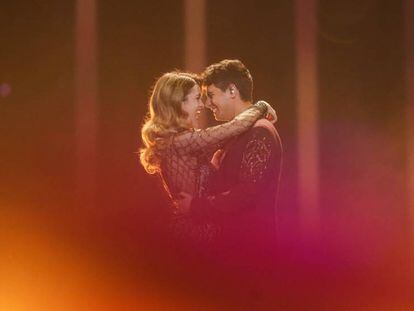 FOTO: Amaia y Alfred en la Final de Eurovisión. / VÍDEO: Fragmento de la actuación y declaraciones de ambos artistas.