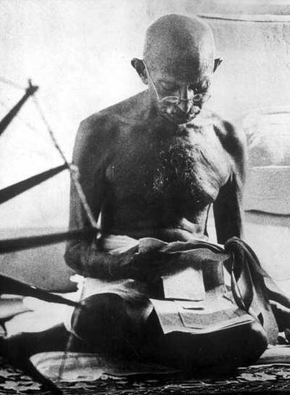 Mahatma Gandhi.