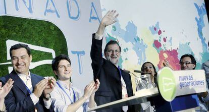 Rajoy asiste al XIV Congreso Nacional del Nuevas Generaciones del PP. 