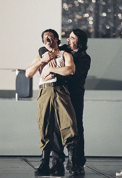 Carlos Álvarez (izquierda) y Franck Ferrari, en <i>Simon Boccanegra.</i>