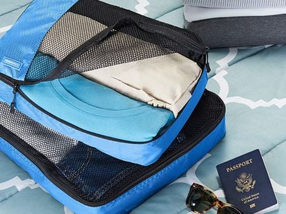 El lote de bolsas ideal para guardar prendas y poner orden en la maleta a la hora de viajar, disponible en Amazon a un precio asequible.