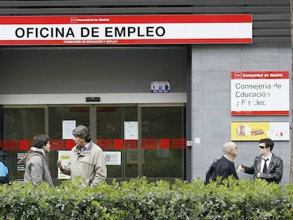 Oficina de Empleo de Madrid, en una imagen de archivo.