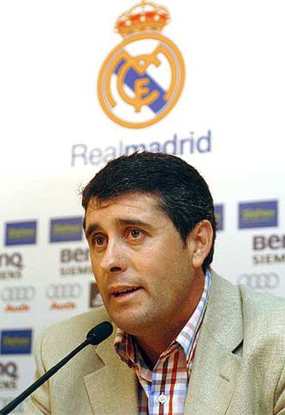 Juan Ramón López Caro, durante su conferencia de prensa de ayer.