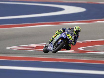 Valentino Rossi, en el Circuito de las Américas.