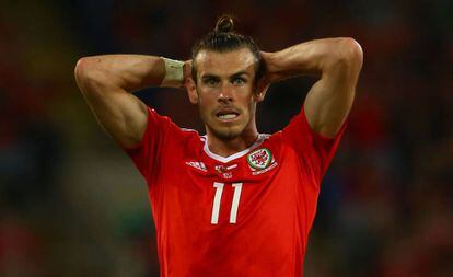 Bale, en el partido contra Austria.
