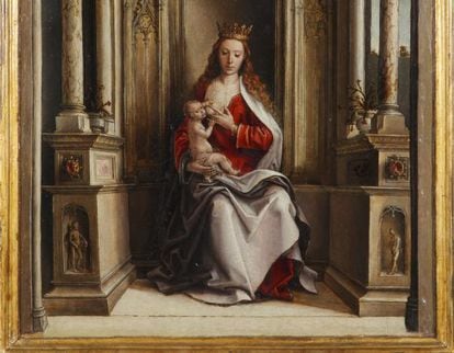 'La Virgen de la Leche' de Pedro de Berruguete.