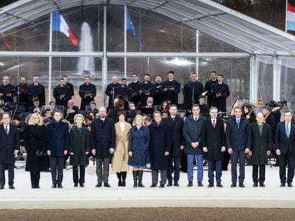 Reunión de líderes de la UE en Versalles, el pasado 11 de marzo.