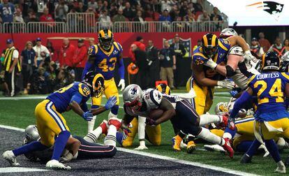 La Super Bowl 2019, que enfrentó a New England Patriots y Los Angeles Rams en el estadio de Atlanta. 