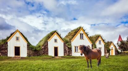 El museo etnográfico de Glaumbaer, en Islandia.