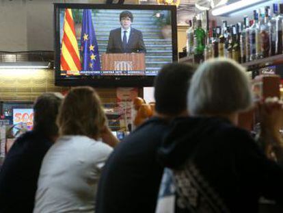 El hasta ayer presidente de la Generalitat llama a hacer una  oposición democrática  al artículo 155