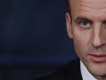 El presidente franc&eacute;s, Emmanuel Macron