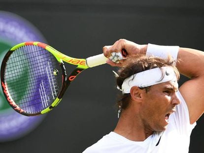 Rafael Nadal, en Wimbledon.