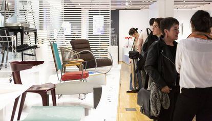 La exposición permanente del Museo del Diseño.