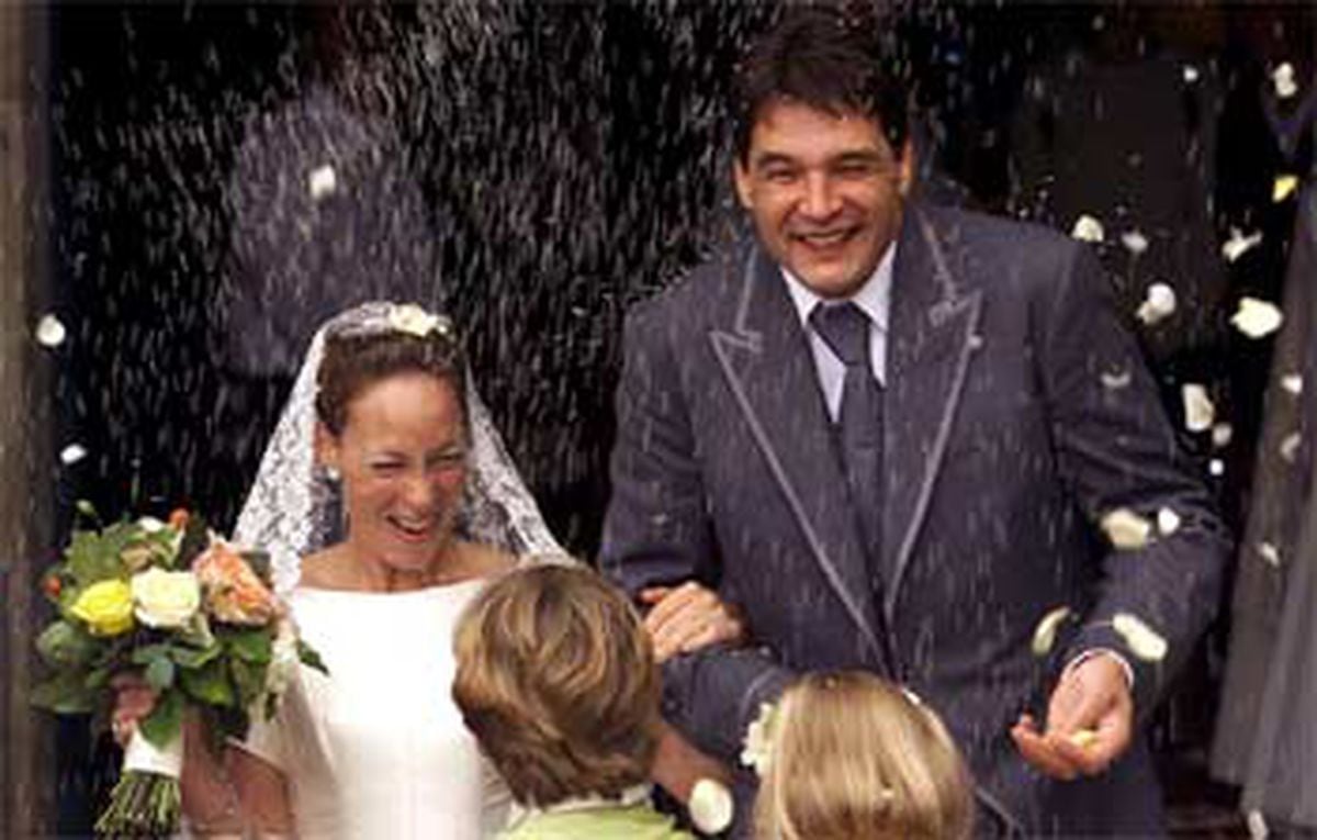 Margarita de Borbón Parma y su marido, Edwin de Roy van Zuydewijn